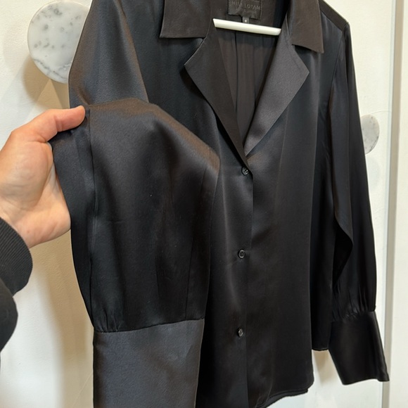 Nili Lotan Silk Pajama style Blouse - Picture 4 of 9